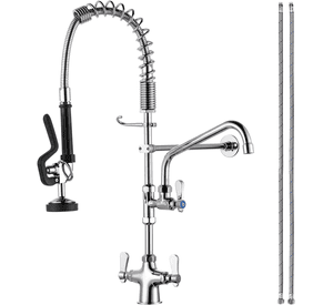 Grifo comercial con pulverizador Griferia Comercial Lavaplatos Pre Wash Con Cuello