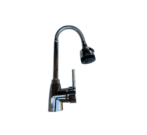 Grifo Lavaplatos Monomando Flexible - Cuello Cisne