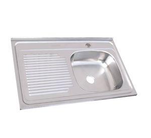 Lavaplatos Sobreponer 800x500 Izquierdo Monomando Splendid