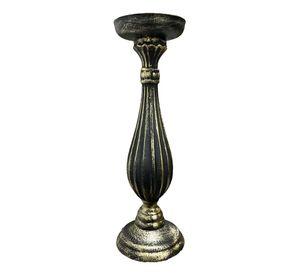 Candelabro Pilar Romano Pedestal Decorativo Bronce 34cm Jhn