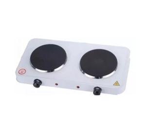 Cocina Cocinilla Electrica Encimera 2 Platos 2000W Blanco