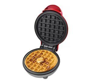 Mini Maquina Para Waffles Antiadherente 500W Roja R591 Raf