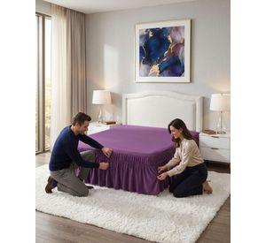 Faldón Para Cama De 2 Plazas Ajustable Premium 05