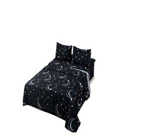 SET DE SABANAS 100% EXTRASUAVE KING NEGRO C1