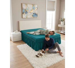 Faldón Para Cama De 2 Plazas Ajustable Premium