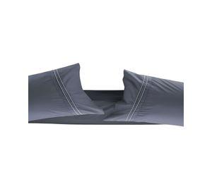 JUEGO DE SABANA 2 PLAZAS 500 HILOS GRIS