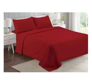Sabanas De Polar 2.0 Plazas (queen) Rojo Otoño Invierno