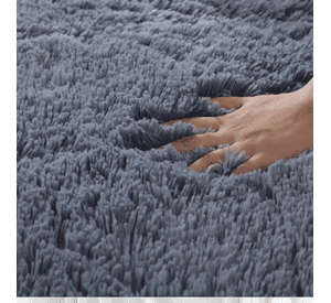 Alfombra peluda living 150x200 poliéster