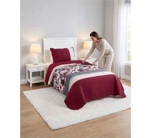 Cubrecama Quilt Verano Plaza Y Media Estampado Temática a8