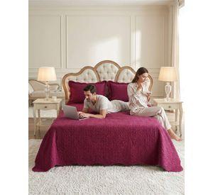 Cubrecama Quilt Verano King Delgado Texturizado Set Con Fundas a6