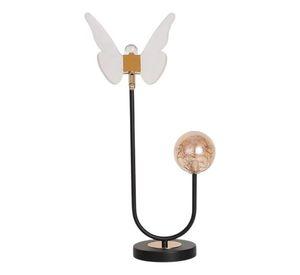 Lámpara Mesa Mariposa Luminosa Decorativa Adorno LED Jhn