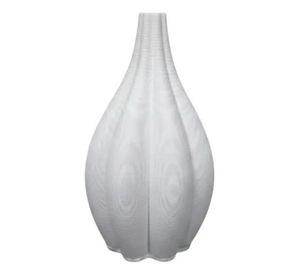 Florero Decorativo Estriado Escultórico Estilo Moderno AJ