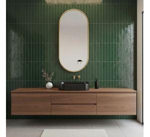 Espejo Decorativo Pared Ovalado Estilo Minimalista Hogar Jhn