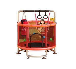 Mini Trampolín Cama Elástica 1.4M con 5 Juguetes Rojo