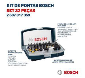 Kit de puntas para atornillar 32un Bosch