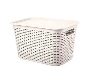 Canastilla Organizadora Multiusos Rattan 22 Lts