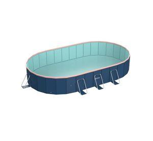 Piscina Familiar XXL Plegable PVC Dura 300x220cm Sin Inflar