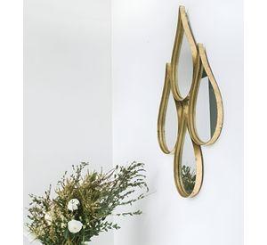 Espejo Decorativo Enmarcado Estilo Europeo Forma Gotas Jhn