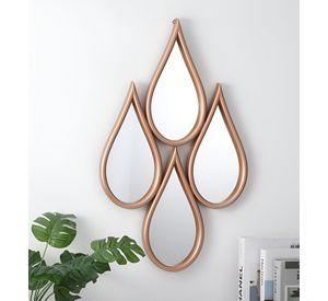 Espejo Decorativo Enmarcado Estilo Europeo Forma Gotas Jhn
