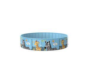 Piscina Plegable Niños 4 en 1 PVC Duro 120x45cm No Inflable