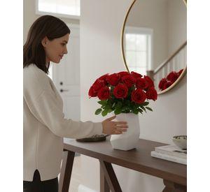 Florero Decorativo Jarrón Silueta Escultural Moderno Jhn