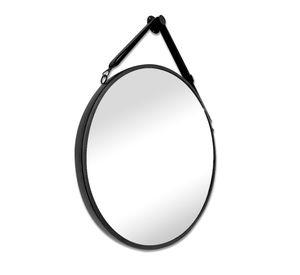Espejo Colgante Decorativo Redondo Negro Joytek 60 cm de diámetro
