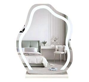 Espejo Decorativo Maquillaje Luz Mesa Táctil LED Jhn