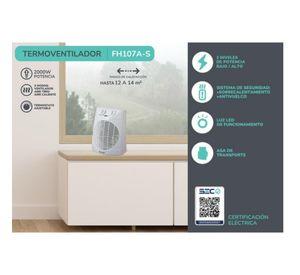 Termoventilador Calefactor Electrico 2000W 3 Mod FH107A-S