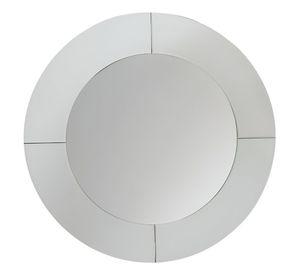 Espejo Pared Redondo Elegante Borde Espejo Decorativo Jhn