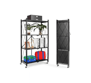 Estante Organizador Plegable Metálico Multiuso 4 Niveles