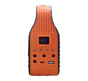 Kit Solar De Emergencia Camping Usb + 2 Ampolletas