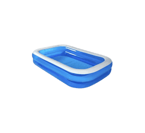 PISCINA INFLABLE RECTANGULAR FAMILIAR 200X120X40 CM AZUL