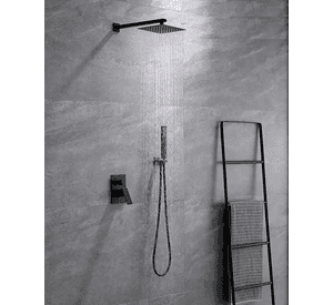 Grifo ducha baño ducha Flexible columna de ducha de cobre completo