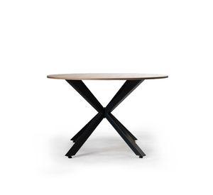 Mesa Comedor Argo Redonda 120cm Oscura