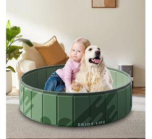 Piscina Plegable Perros Grandes 120x30cm PVC No Inflable