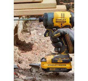 Kit Atornillador De Impacto V20 Fatmax Stanley Sbi810d2k-b2
