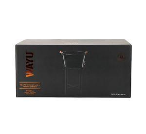 HIELERA METALICA RACK + ABRIDOR CERVEZA WAYU