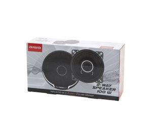 Pack 2 Parlantes 4" 10cm Para Automovil Negro TAW-1022