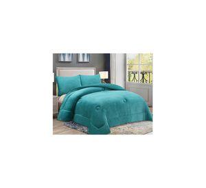 Plumón Con Chiporro plush 2 Plaza + 2 Fundas De Almohadas