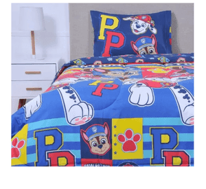 Plumón Infantil Reversible Disney Marvel Apto 1 Pl Y 1.5 Pl Paw patrol niño action