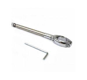 Antena Corta Hilo Curado Moto Retractil Cromada