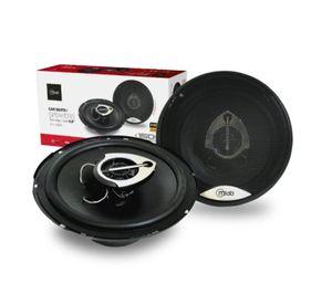 Pack 2 Parlantes 6.5" 16cm Para Automovil Negro 8987