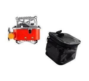 Cocinilla Portatil Mini A Gas Camping Outdoor Con Bolso