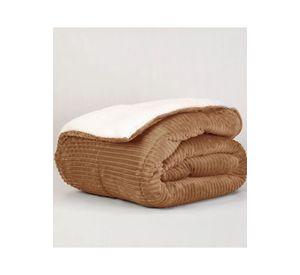 Plumon Mashini Plumón Coral Sherpa 2 plazas. Beige