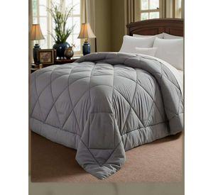 CUBRECAMA PLUMÓN NORDICO KING GRIS MAS 2 FUNDAS ALMOHADA