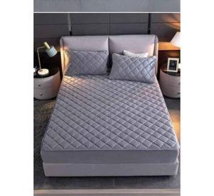 Cubre colchón Impermeable 2 Plazas Gris