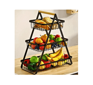 Organizador Multifuncional De Frutas Y Verduras 3 Niveles