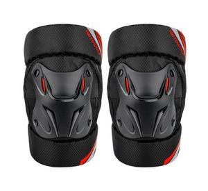 Rodilleras Cortas para motociclismo Motowolf 1010 Blak-Red