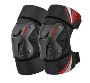 Rodilleras Cortas para motociclismo Motowolf 1010 Blak-Red