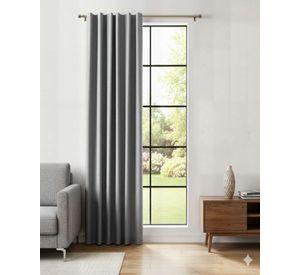 CORTINA ENGOMADA BLACKOUT 2 PAÑOS COLOR GRIS